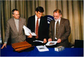 Steve Rambam with Irving Abella
